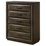 Atlas 5-drawer Bedroom Chest of Drawers Dark Oak | Brown | Dark Oak | 215975