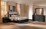 Leandro 4-piece Queen Bedroom Set Burnished Black | Queen / 4-piece | 222491Q-S4