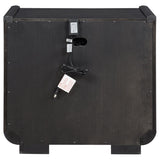 Leandro 2-drawer LED Nightstand with USB Burnished Black | Black | Burnished Black | 222492