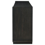 Leandro 8-drawer Bedroom Dresser Cabinet Burnished Black | Black | Burnished Black | 222493