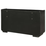 Leandro 8-drawer Bedroom Dresser Cabinet Burnished Black | Black | Burnished Black | 222493