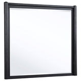 Leandro Dresser Mirror Burnished Black | Black | Burnished Black | 222494