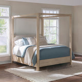 Solano 83-inch California King Canopy Bed Weathered Mango | California King | Brown | Weathered Mango | 222520KW