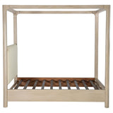 Solano 83-inch California King Canopy Bed Weathered Mango | California King | Brown | Weathered Mango | 222520KW