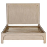 Solano 55-inch California King Panel Bed Weathered Mango
