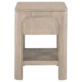 Solano 1-drawer Nightstand Bedside Table Weathered Mango | Brown | Weathered Mango | 222522