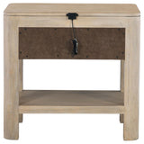 Solano 1-drawer Nightstand Bedside Table Weathered Mango | Brown | Weathered Mango | 222522