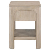 Solano 1-drawer Nightstand Bedside Table Weathered Mango | Brown | Weathered Mango | 222522