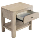 Solano 1-drawer Nightstand Bedside Table Weathered Mango | Brown | Weathered Mango | 222522