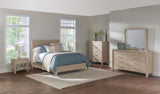 Solano 1-drawer Nightstand Bedside Table Weathered Mango | Brown | Weathered Mango | 222522