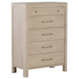 Solano 5-drawer Bedroom Chest of Drawers Weathered Mango | Full | Brown | Weathered Mango | 222525
