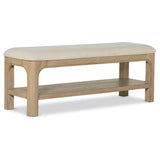 Solano 52-inch Bedroom Bed End Bench Weathered Mango | Brown | Weathered Mango | 222526