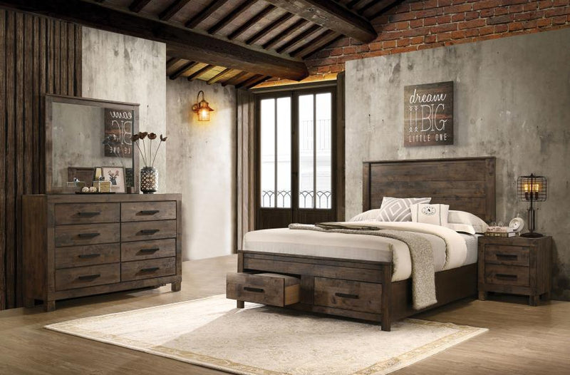 Woodmont 4-piece Bedroom Set Golden Brown