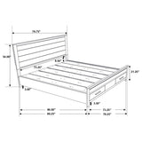 Woodmont 5-piece California King Bedroom Set Golden Brown | Brown | Rustic Golden Brown | 222631KW-S5