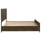 Woodmont California King Storage Bed Rustic Golden Brown | Brown | Rustic Golden Brown | 222631KW