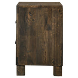 Woodmont 2-drawer Nightstand Rustic Golden Brown | King | Brown | Rustic Golden Brown | 222632