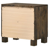 Woodmont 2-drawer Nightstand Rustic Golden Brown | King | Brown | Rustic Golden Brown | 222632