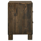 Woodmont 2-drawer Nightstand Rustic Golden Brown | King | Brown | Rustic Golden Brown | 222632