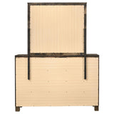 Woodmont 8-drawer Dresser with Mirror Rustic Golden Brown | Brown | Rustic Golden Brown | 222633M