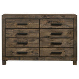 Woodmont 8-drawer Dresser Rustic Golden Brown | King | Brown | Rustic Golden Brown | 222633