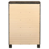 Woodmont 5-drawer Bedroom Chest Rustic Golden Brown | King | Brown | Rustic Golden Brown | 222635