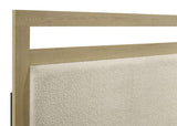 Hendricks California King Panel Headboard Platform Bed Light Oak | Ivory | Light Oak / Cream | 222651KW