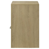 Hendricks 1-drawer Nightstand Bedside Table with Cubby Light Oak | Beige | Light Oak | 222652