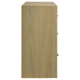 Hendricks 6-drawer Bedroom Dresser Storage Cabinet Light Oak | Beige | Light Oak | 222653