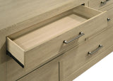 Hendricks 6-drawer Bedroom Dresser Storage Cabinet Light Oak | Beige | Light Oak | 222653