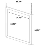 Hendricks Dresser Mirror Light Oak | Beige | Light Oak | 222654
