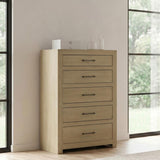 Hendricks 5-drawer Bedroom Chest of Drawers Light Oak | King | Brown | Light Oak | 222655