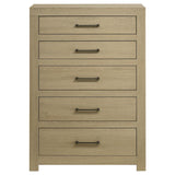 Hendricks 5-drawer Bedroom Chest of Drawers Light Oak | King | Brown | Light Oak | 222655