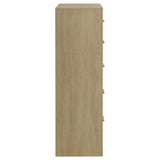 Hendricks 5-drawer Bedroom Chest of Drawers Light Oak | King | Brown | Light Oak | 222655