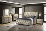 Lorient 4-piece Queen Bedroom Set Ivory and Camel | California King / 5-piece / Standard | 222661KW-S5