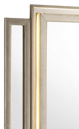 Lorient LED Dresser Mirror Ivory and Camel | Full | Ivory | Ivory / Camel | 222664