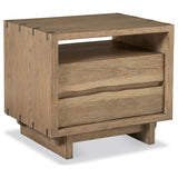 Stillwater 2-drawer Nightstand | Brown | Weathered Oak | 222802
