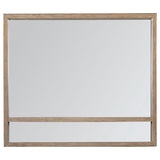 Stillwater Dresser Mirror with Jewelry Shelf | Beige | Weathered Oak | 222804