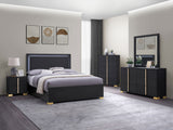 Marceline 4-piece Twin Bedroom Set Black | Eastern King / 5-piece | 222831KE-S5