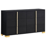 Marceline 4-piece Twin Bedroom Set Black | Gallery | 222831T-S4 222831F-S4 222831Q-S4 222831KE-S4 222831T-S5 222831F-S5 222831Q-S5 222831KE-S5