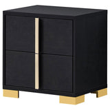 Marceline 2-drawer Nightstand Black | King | Black | 222832