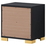 Marceline 2-drawer Nightstand Black | King | Black | 222832