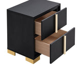 Marceline 2-drawer Nightstand Black | King | Black | 222832