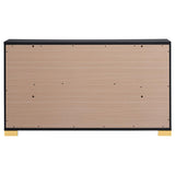 Marceline 6-drawer Dresser Black | King | Black | 222833