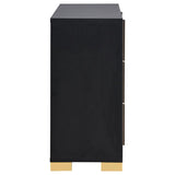 Marceline 6-drawer Dresser Black | King | Black | 222833