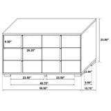 Marceline 6-drawer Dresser Black | King | Black | 222833