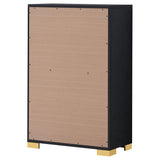 Marceline 5-drawer Bedroom Chest Black | King | Black | 222835