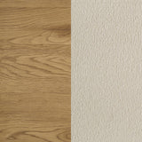 Bennett 63-inch Queen Upholstered Panel Bed Cream and Light Oak | Queen | Beige | Light Oak | 222901Q