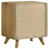 Bennett 2-drawer Bedroom Nightstand Bedside Table Light Oak | Beige | Light Oak | 222902