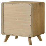 Bennett 2-drawer Bedroom Nightstand Bedside Table Light Oak | Beige | Light Oak | 222902