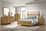 Bennett 2-drawer Bedroom Nightstand Bedside Table Light Oak | Beige | Light Oak | 222902